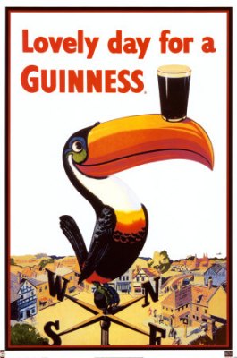 Guinness Toucan Poster from Ian