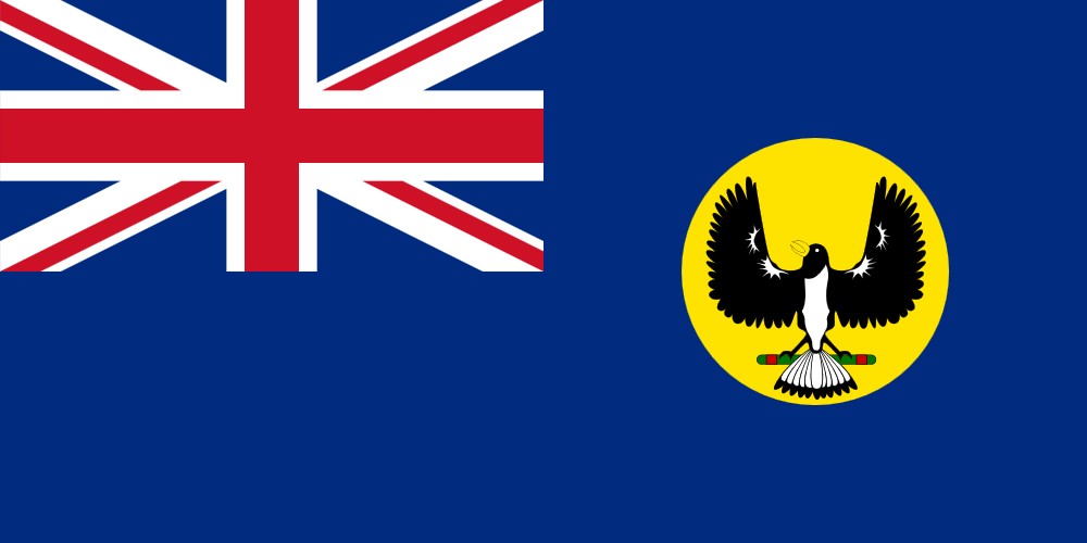 Flag that bird - Flag of Western Australia - Magpie